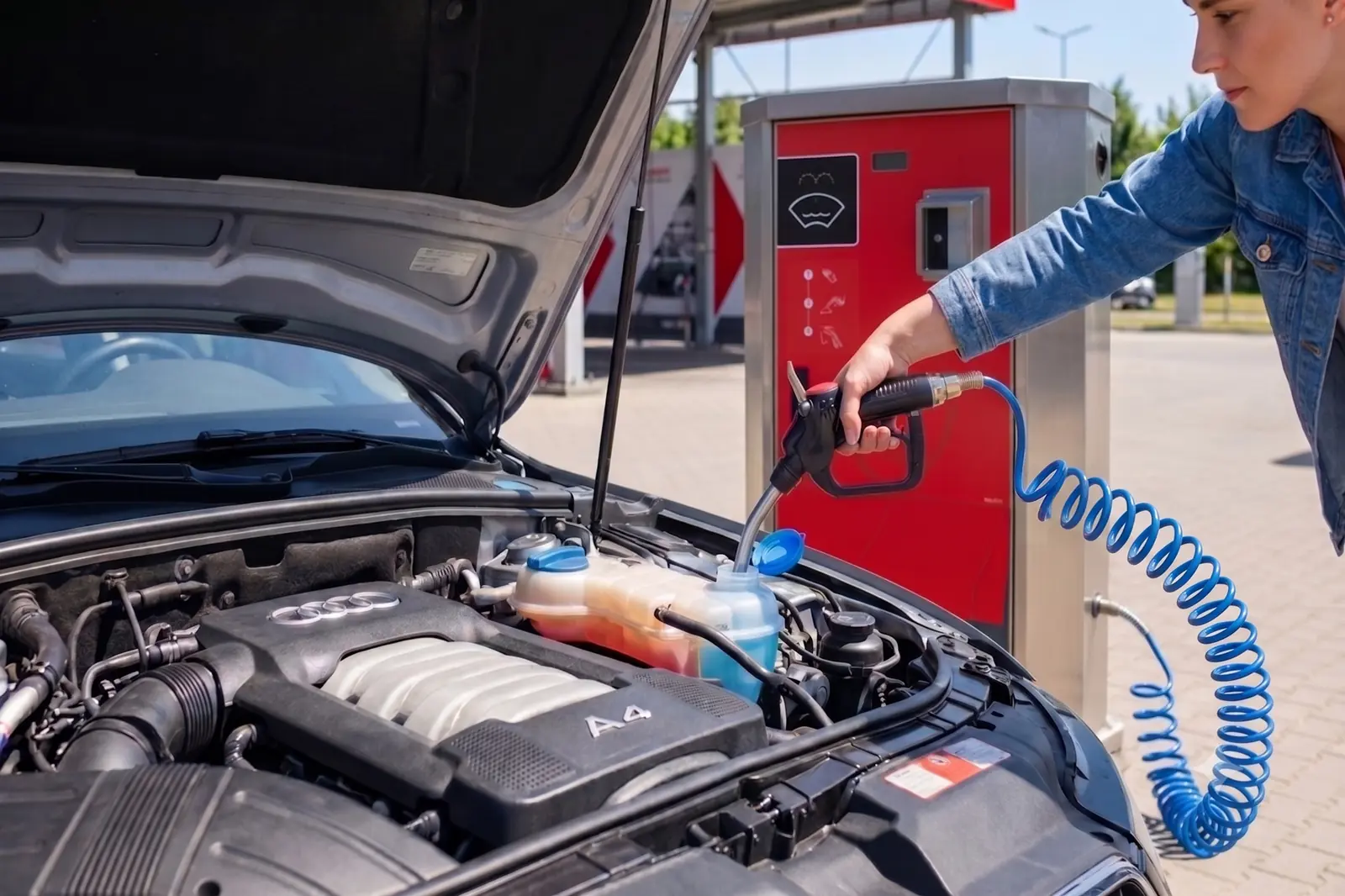 BKF windscreen washer fluid dispenser